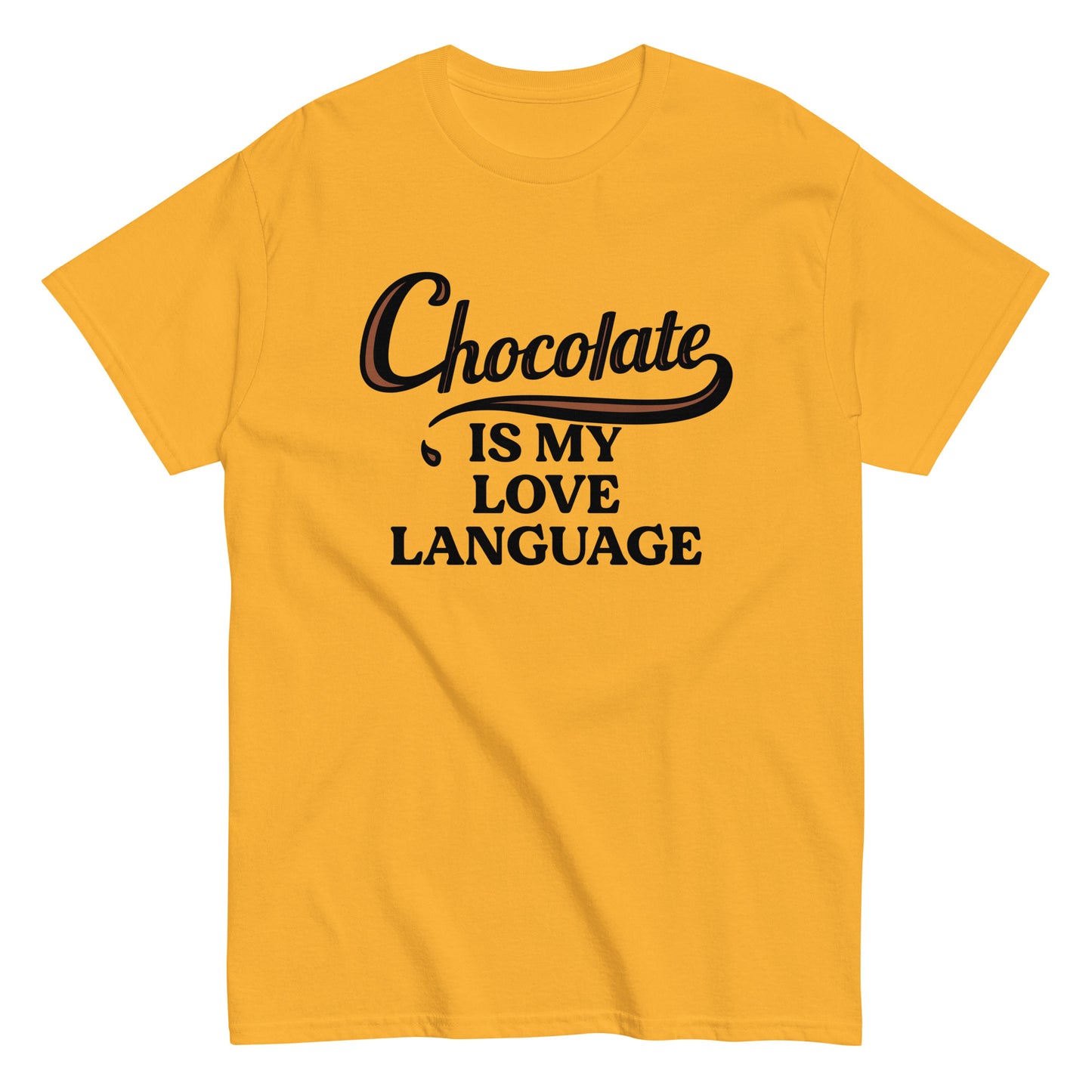 Chocolate Is My Love Language Men's Classic Tee