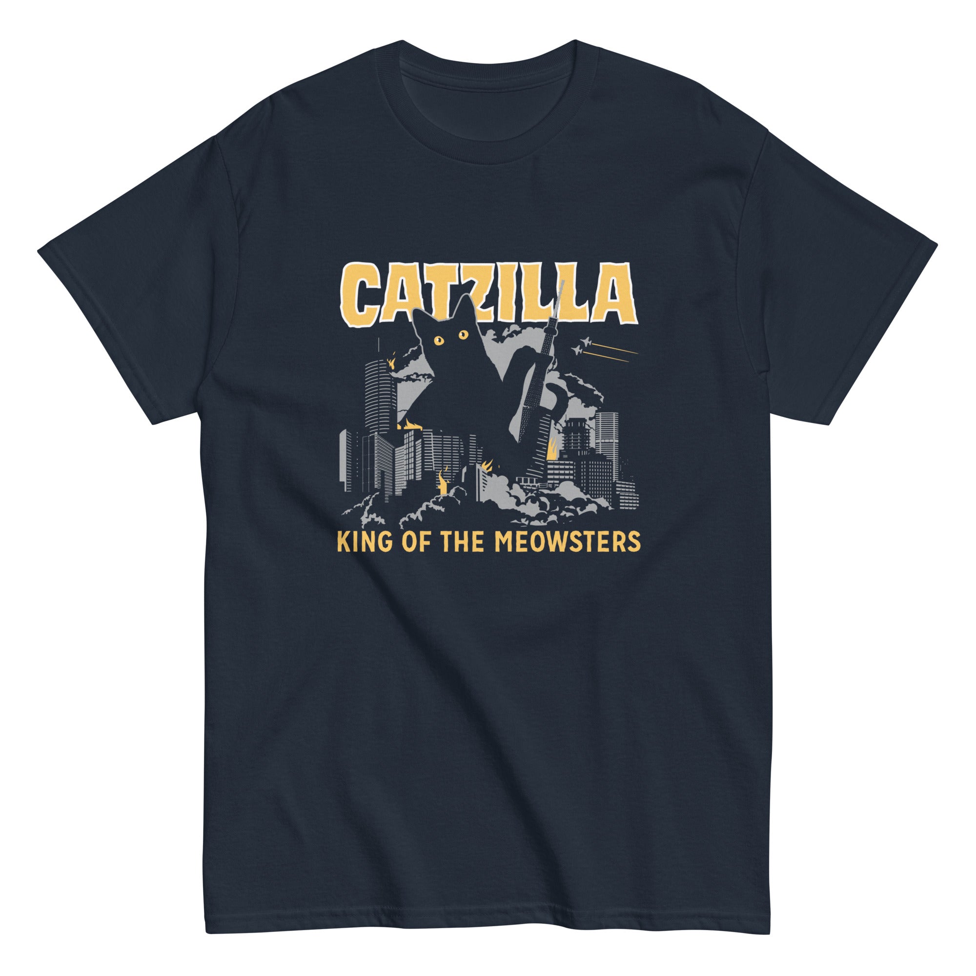 Catzilla t shirt hotsell