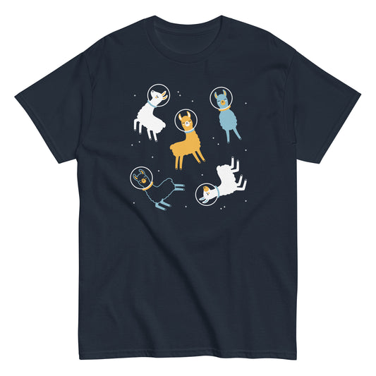 Llamas In Space Men's Classic Tee