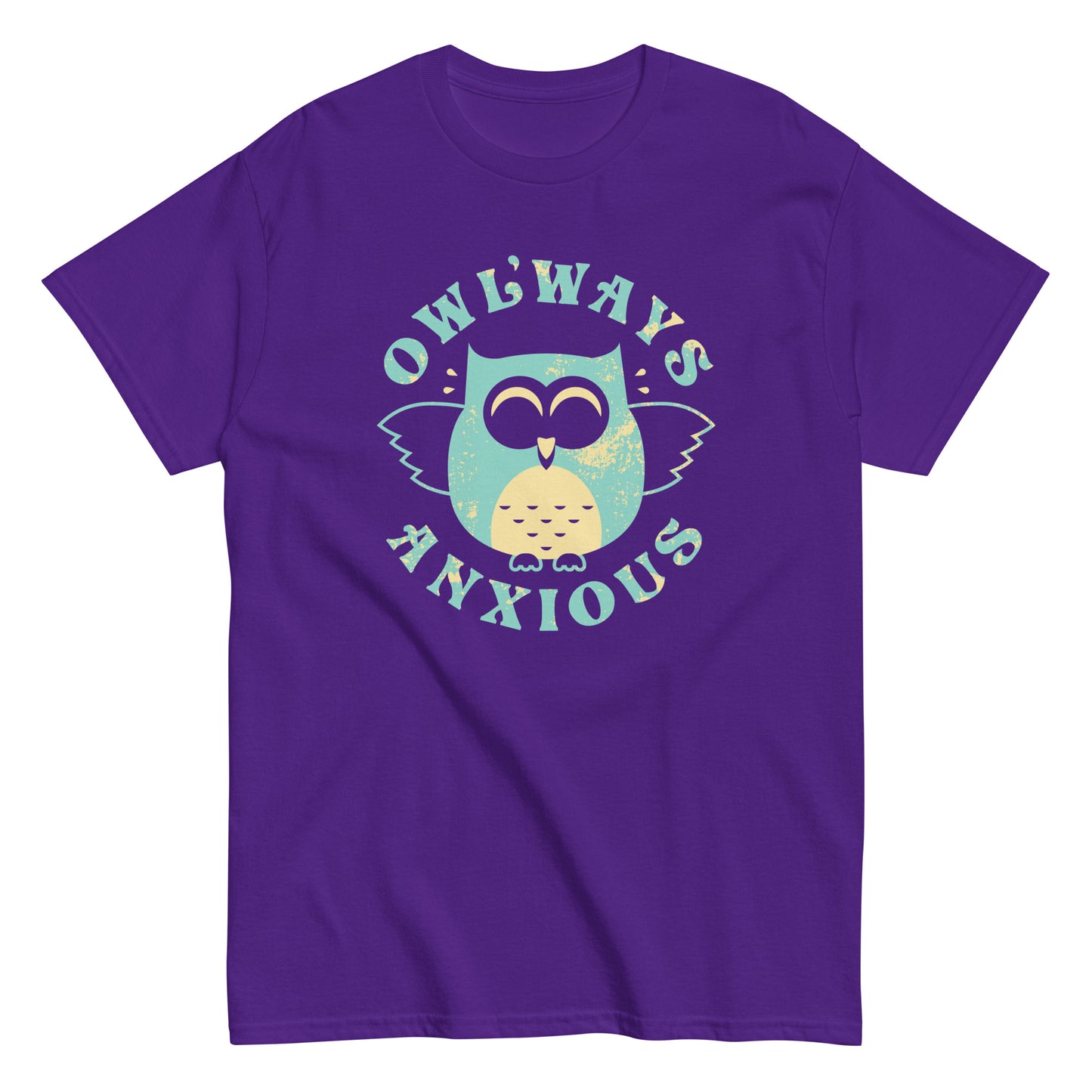 Owlways Anxious Men's Classic Tee