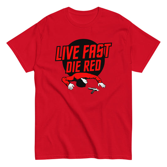 Live Fast Die Red Men's Classic Tee