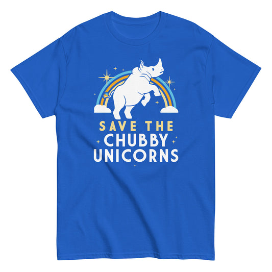 Save The Chubby Unicorns Men's Classic Tee