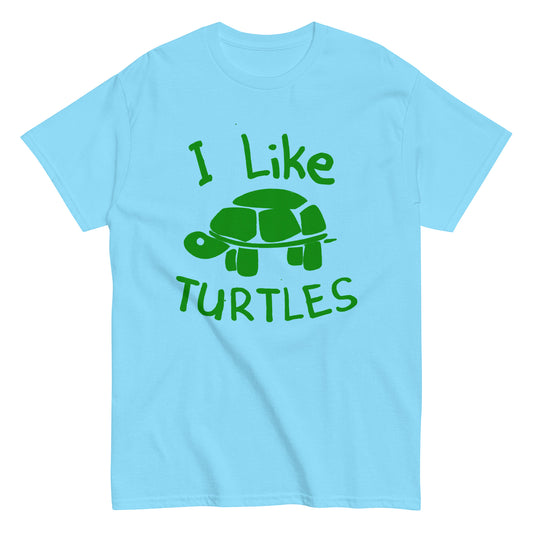 I Like Turtles Men's Classic Tee