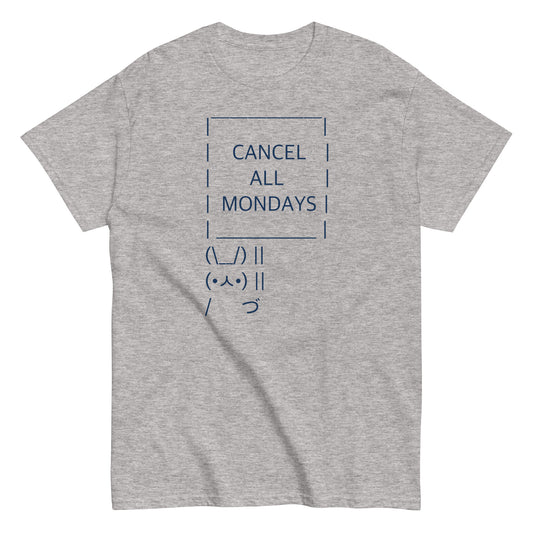 Cancel All Mondays Bunny Men's Classic Tee