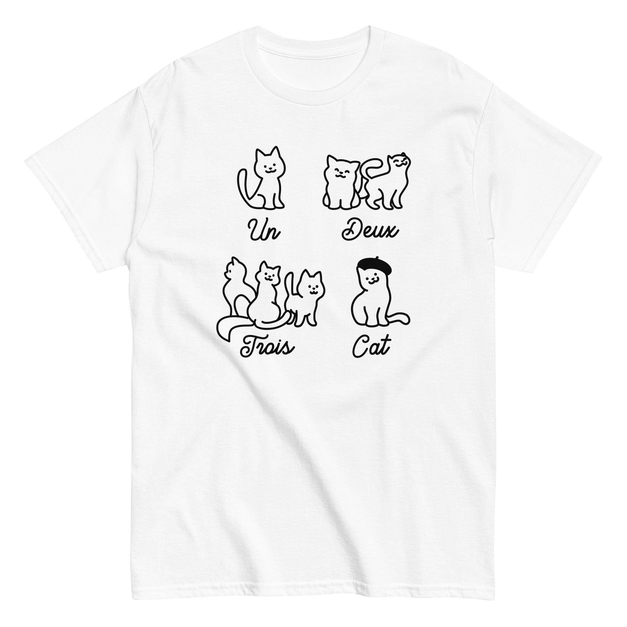 Un Deux Trois Cat Men's Classic Tee – SnorgTees.com