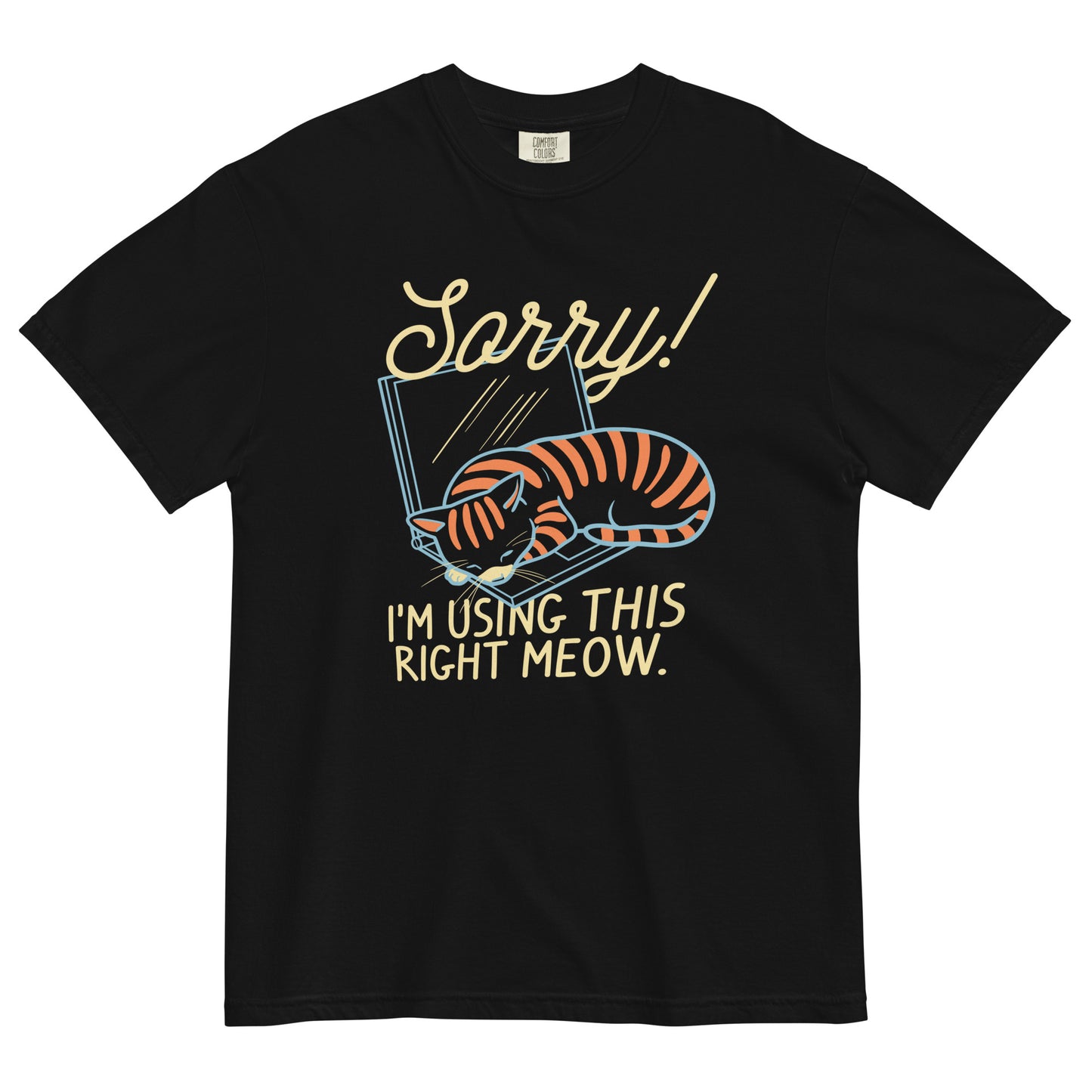 Sorry! I'm Using This Right Meow Men's Relaxed Fit Tee