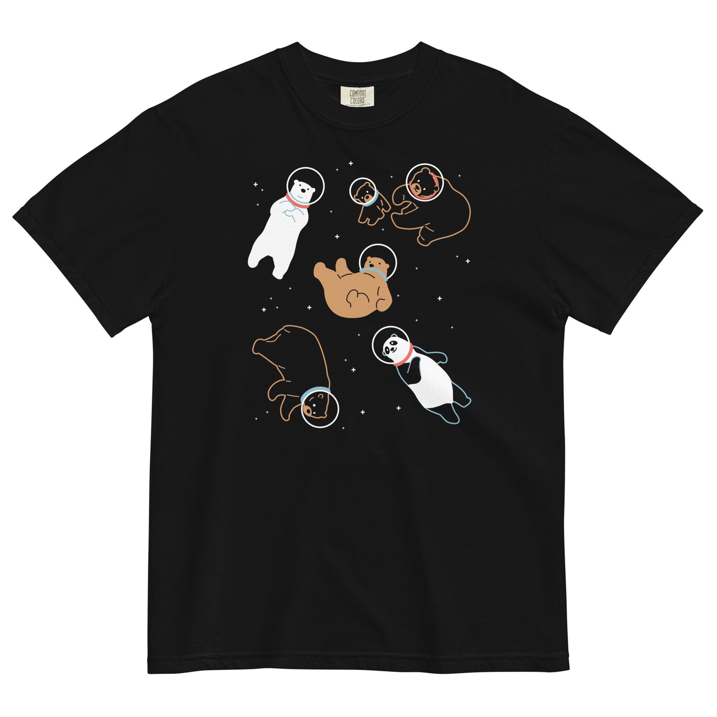 Bears In Space Men's Relaxed Fit Tee