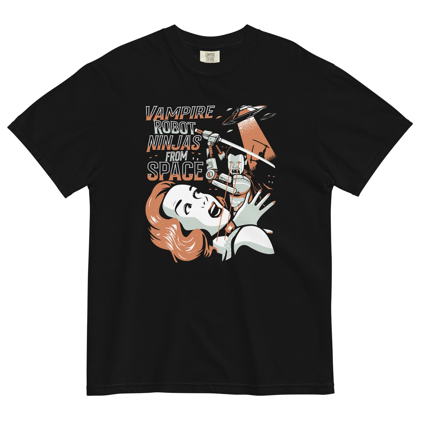 Vampire Robot Ninja From Space Men's Relaxed Fit Tee