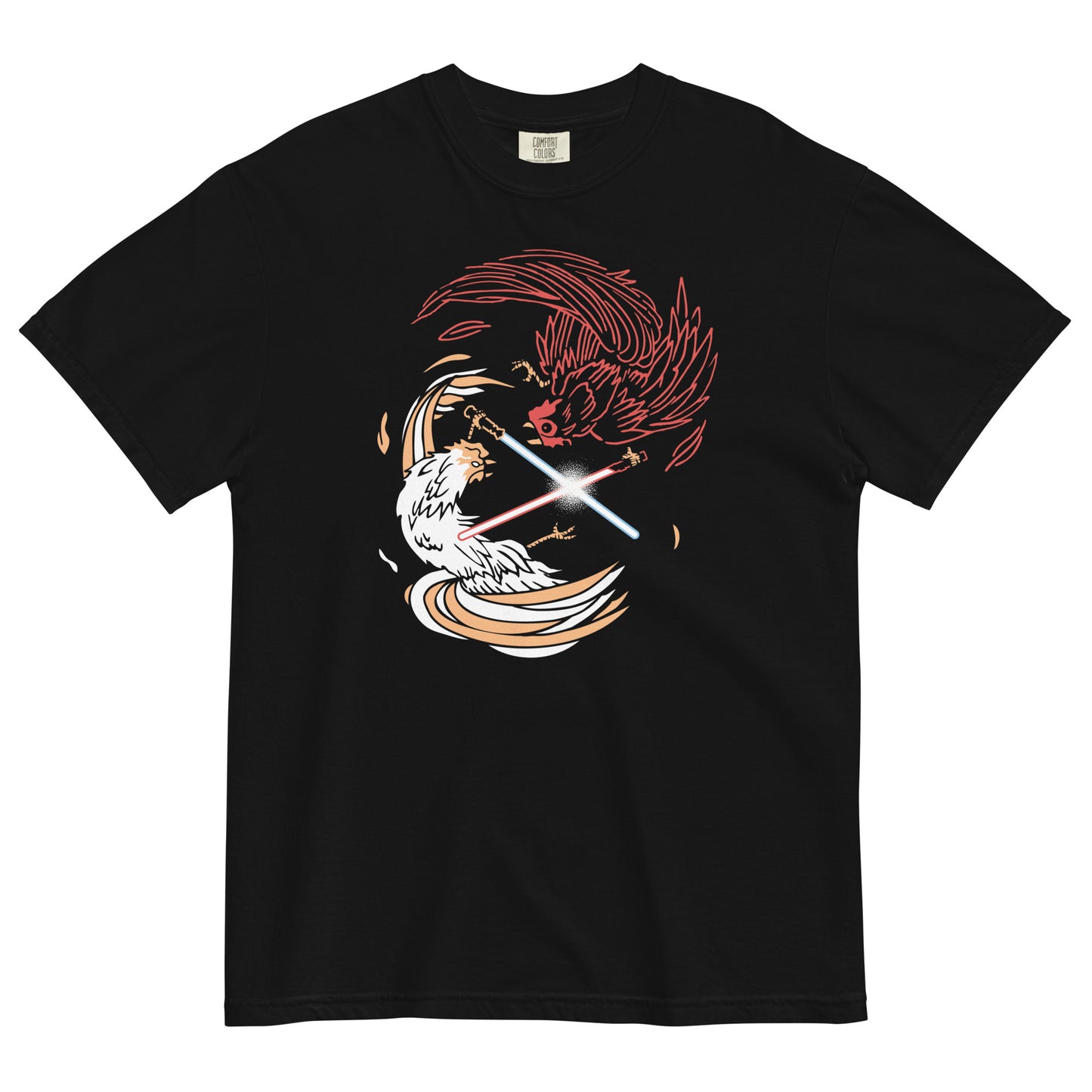 Cock A Doodle Duel Of The Fates Men's Relaxed Fit Tee