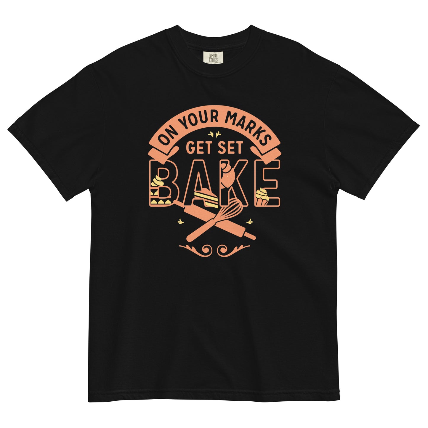 On Your Marks Get Set Bake Men's Relaxed Fit Tee