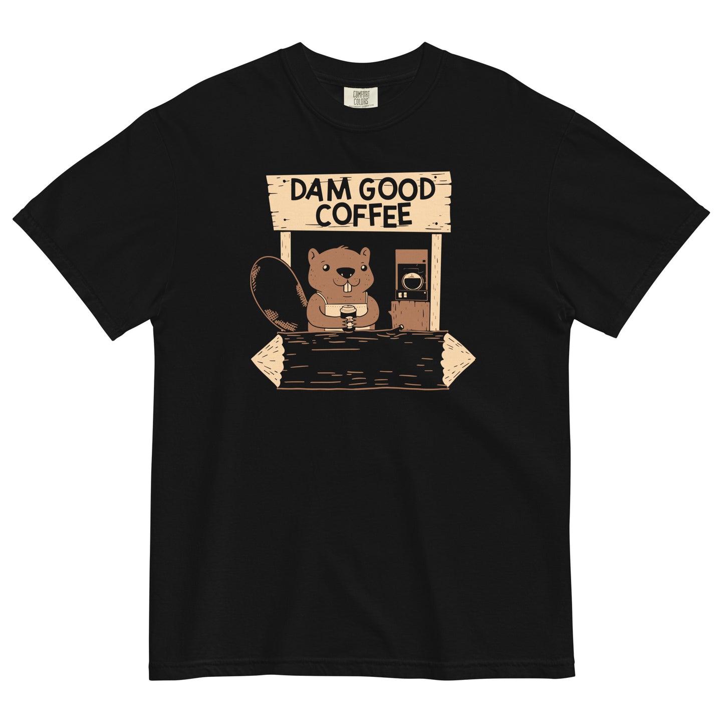 Dam Good Coffee Men's Relaxed Fit Tee