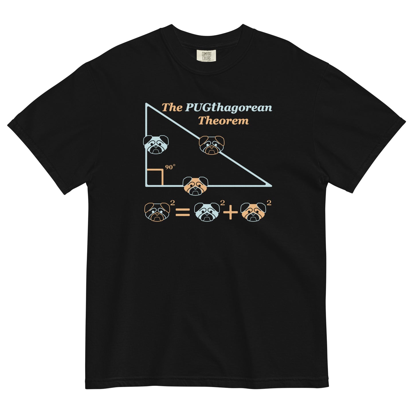 Pugthagorean Theorem Men's Relaxed Fit Tee