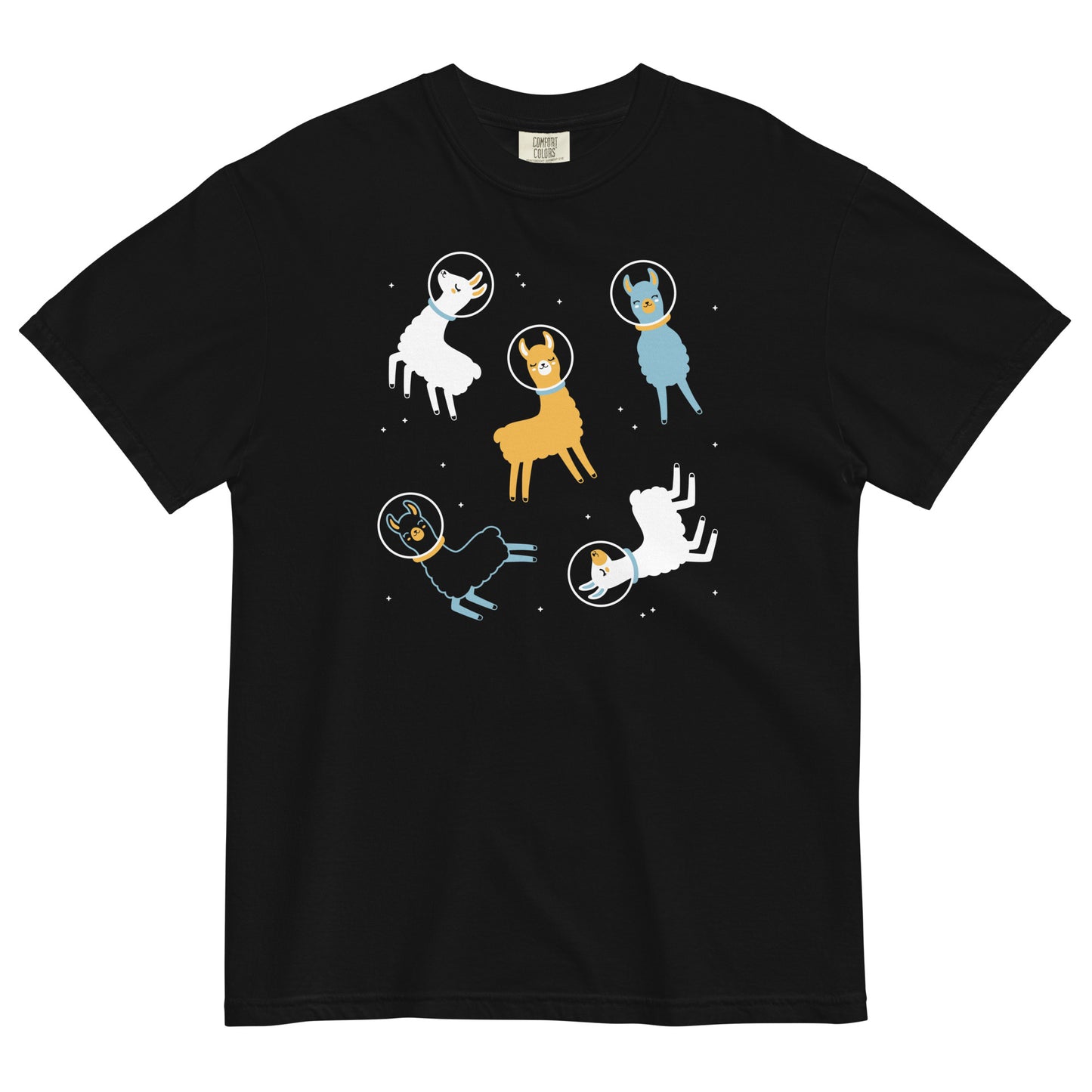 Llamas In Space Men's Relaxed Fit Tee