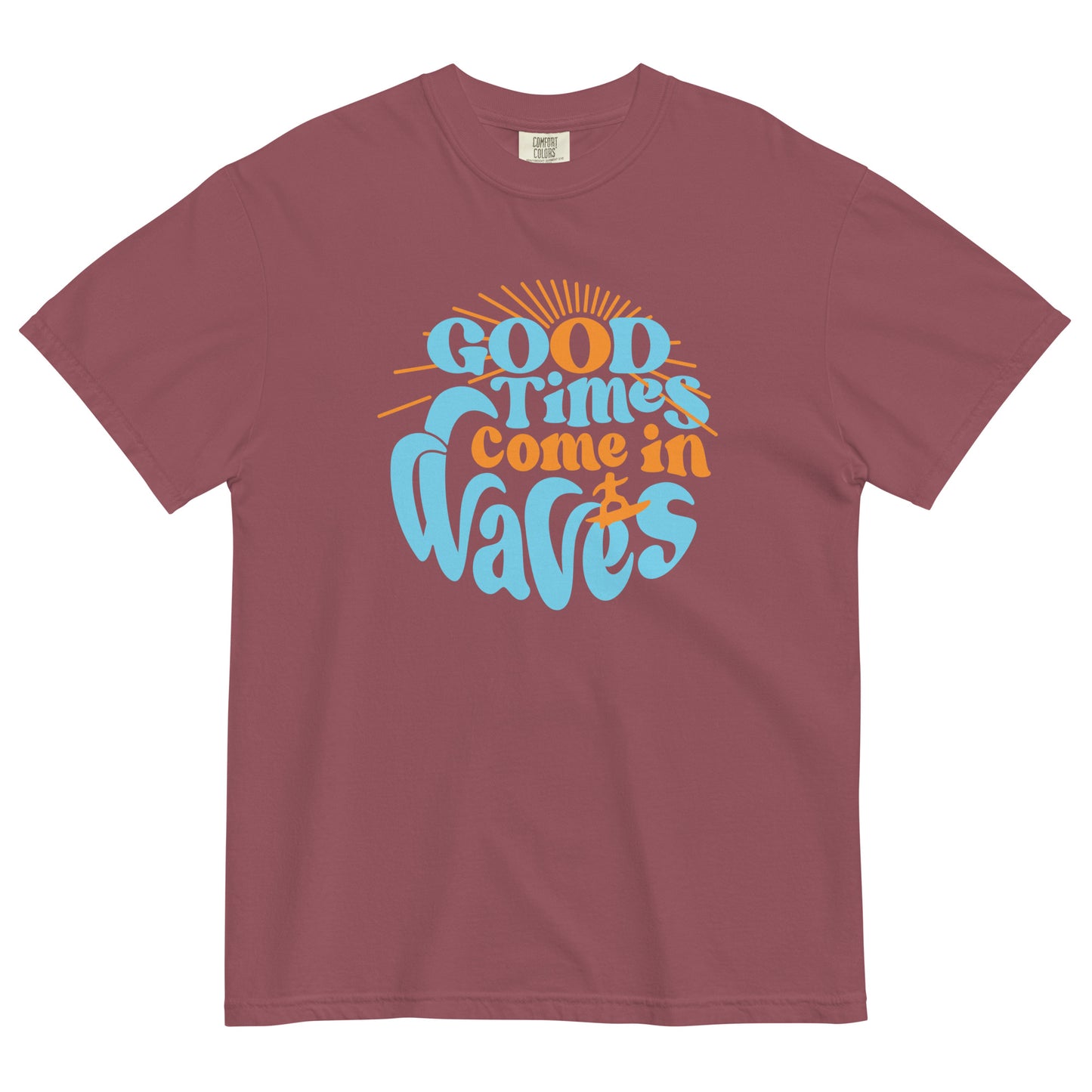 Good Times Come In Waves Men's Relaxed Fit Tee