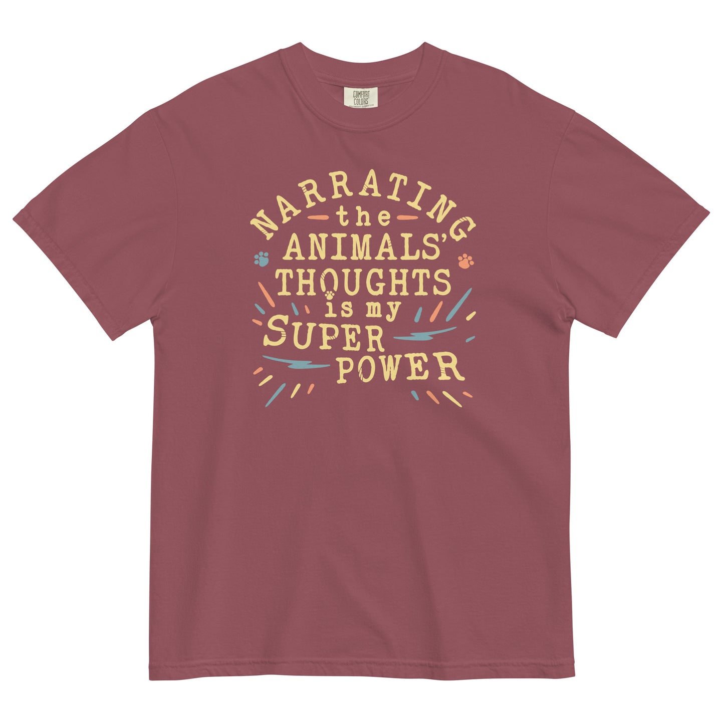 Narrating The Animals Thoughts Men's Relaxed Fit Tee