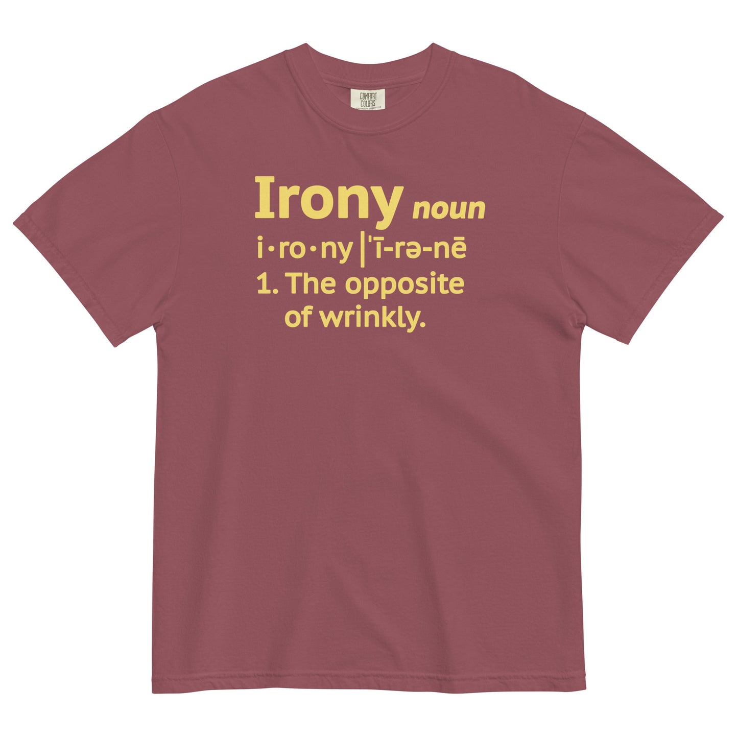 Irony Definition Men's Relaxed Fit Tee