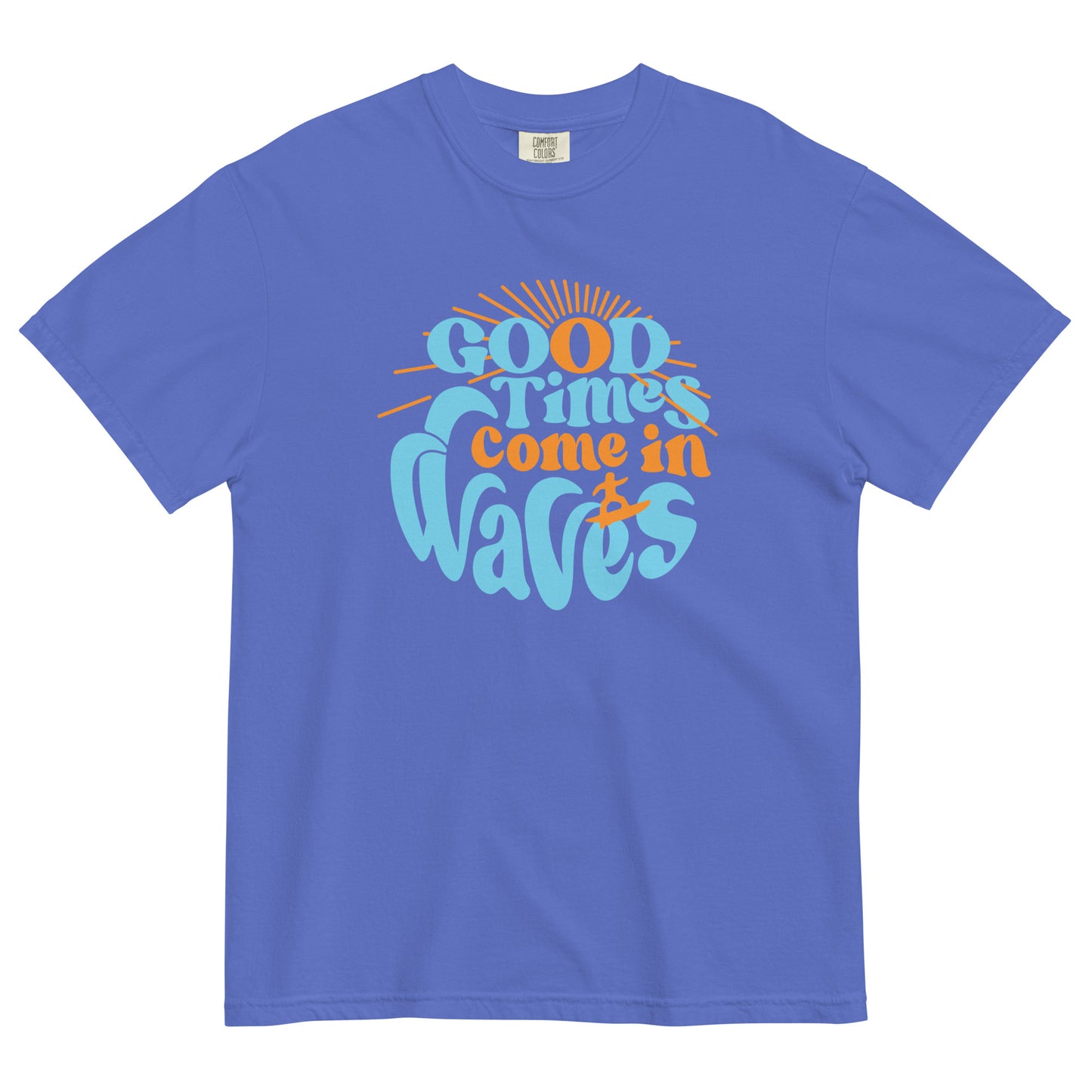 Good Times Come In Waves Men's Relaxed Fit Tee