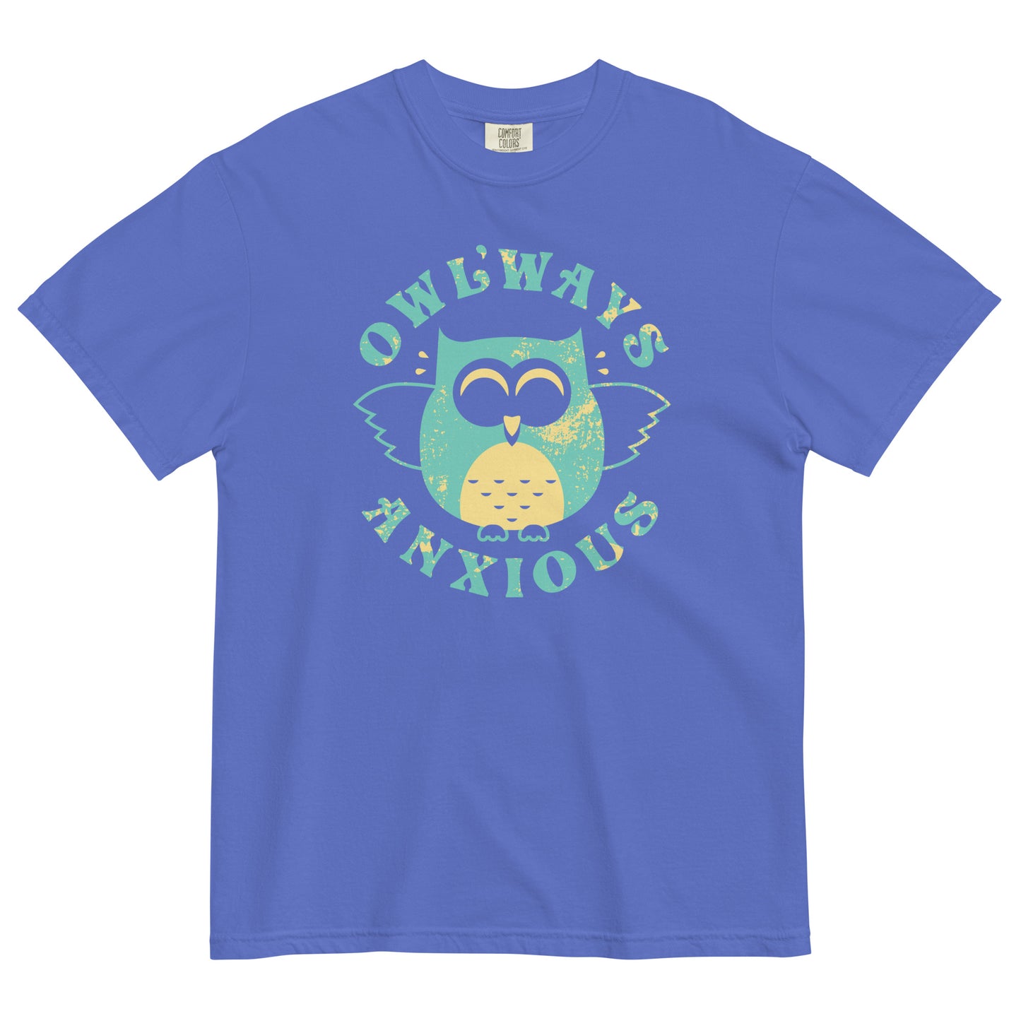 Owlways Anxious Men's Relaxed Fit Tee