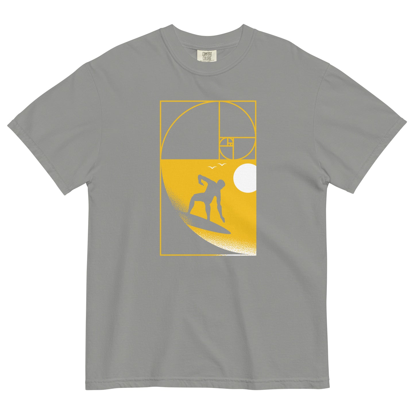 Golden Spiral Wave Men's Relaxed Fit Tee