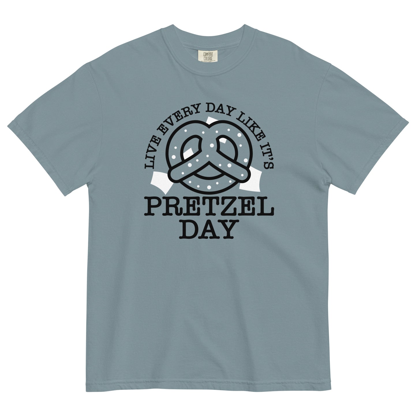 Live Every Day Like It's Pretzel Day Men's Relaxed Fit Tee