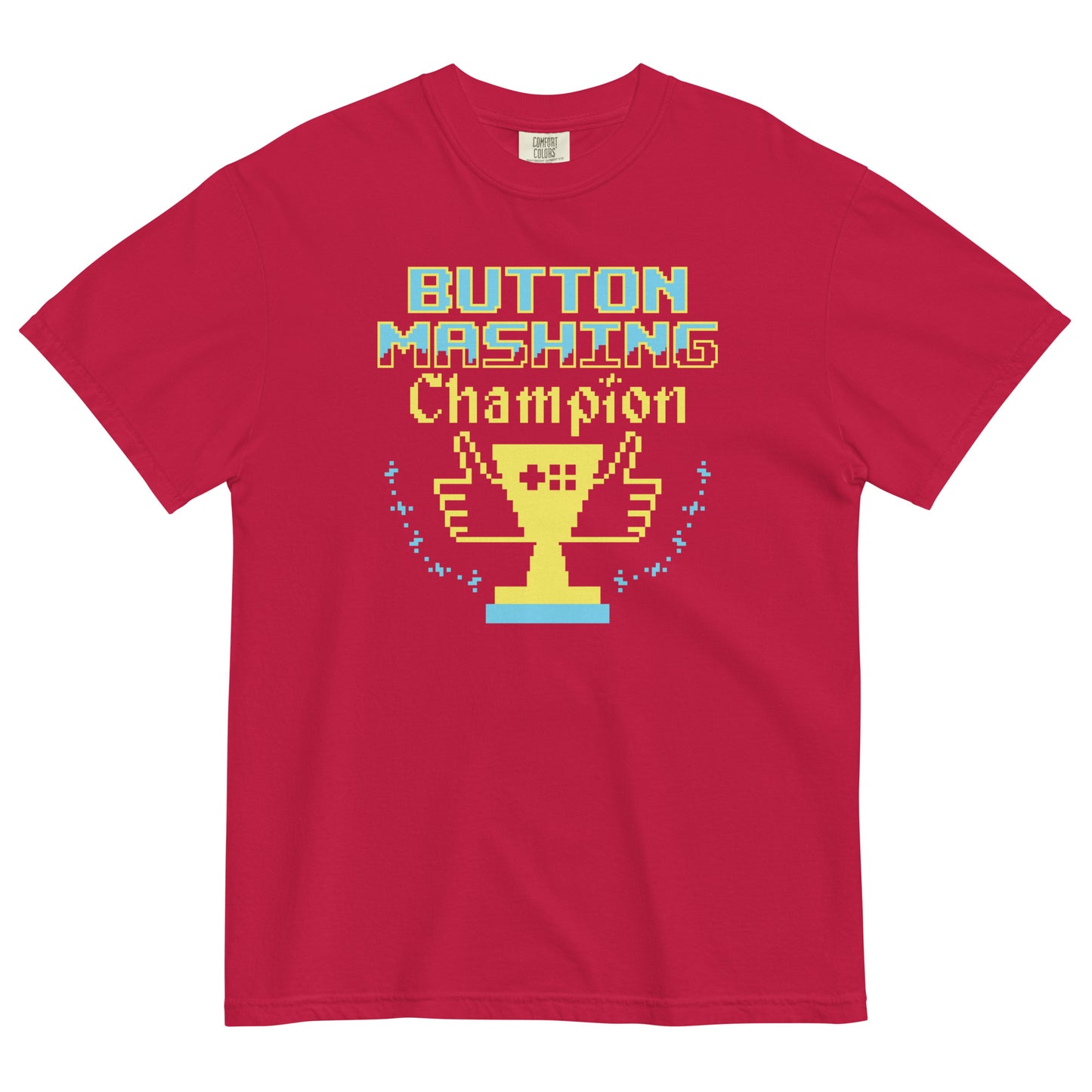 Button Mashing Champion Men's Relaxed Fit Tee