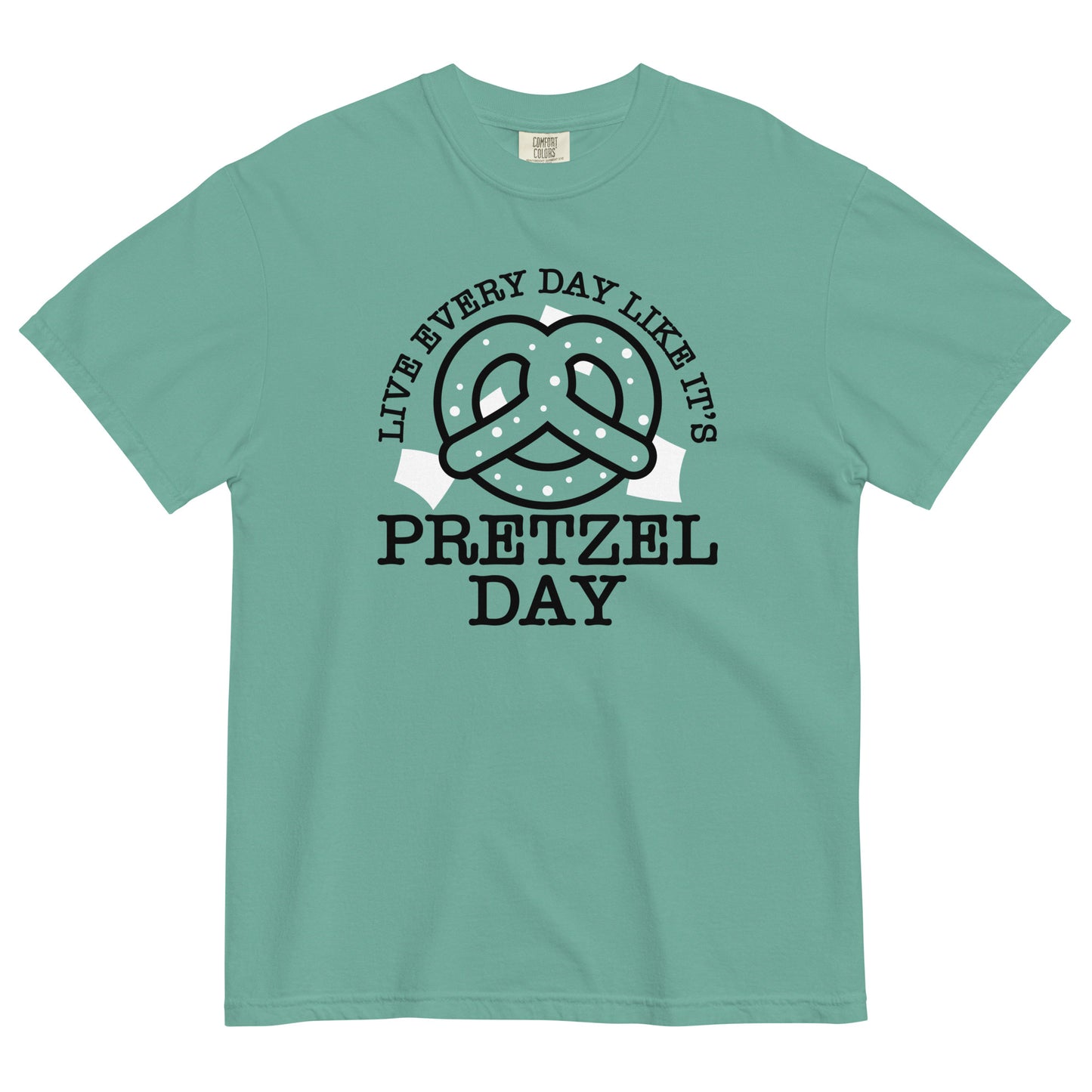 Live Every Day Like It's Pretzel Day Men's Relaxed Fit Tee