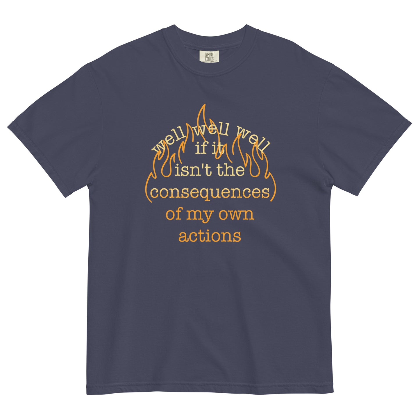 The Consequences Of My Own Actions Men's Relaxed Fit Tee