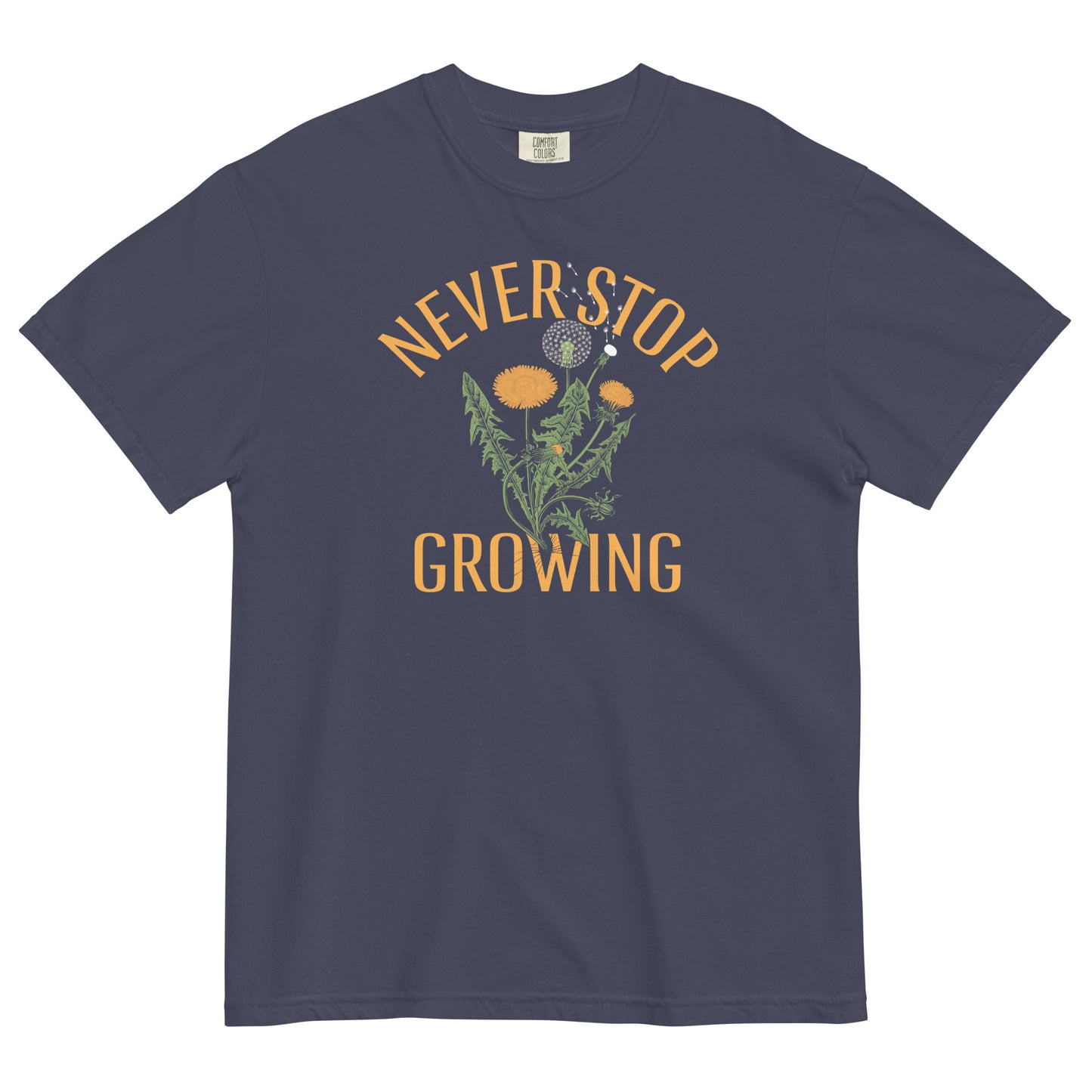 Never Stop Growing Men's Relaxed Fit Tee