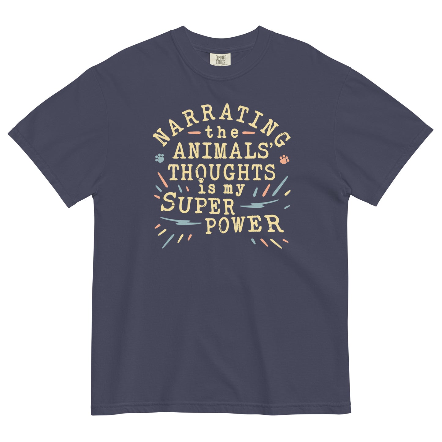 Narrating The Animals Thoughts Men's Relaxed Fit Tee