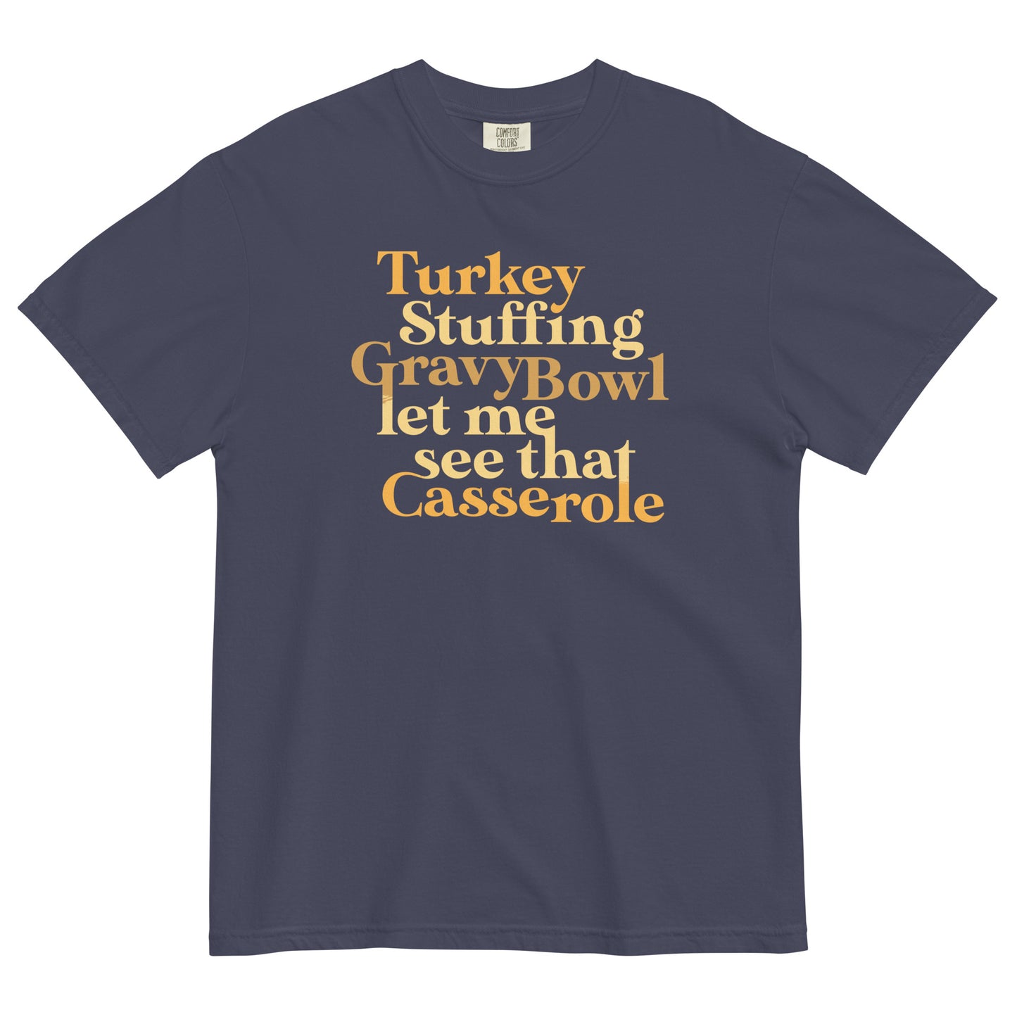 Turkey Stuffing Gravy Bowl Men's Relaxed Fit Tee