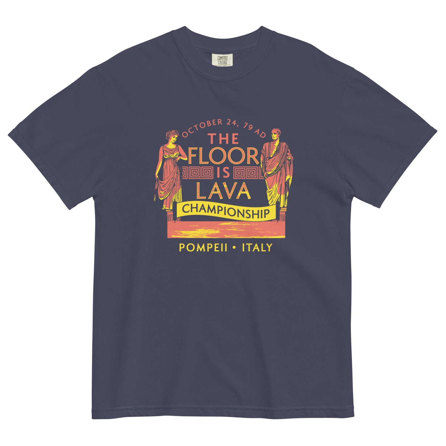 Pompeii Floor is Lava Championship Men's Relaxed Fit Tee