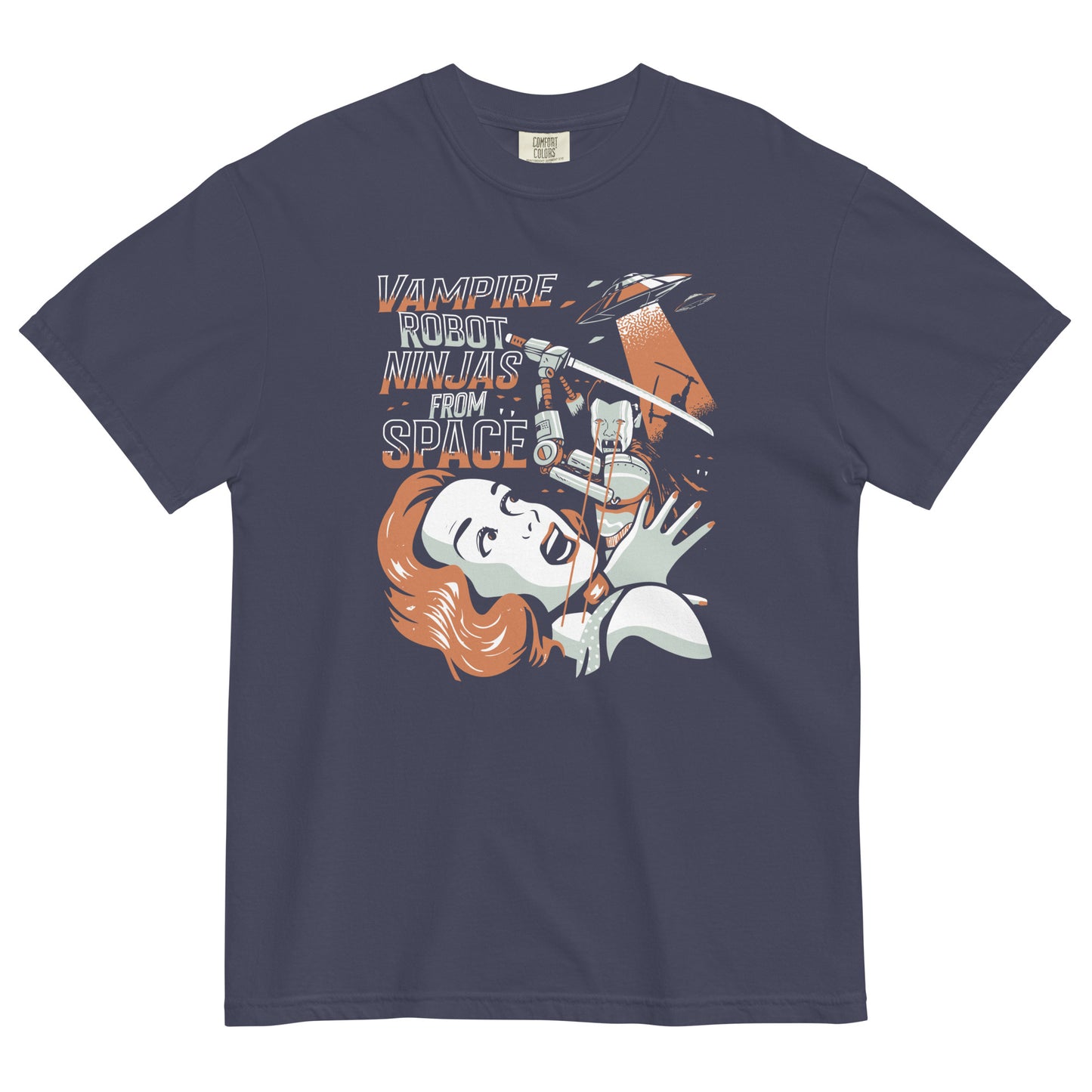 Vampire Robot Ninja From Space Men's Relaxed Fit Tee