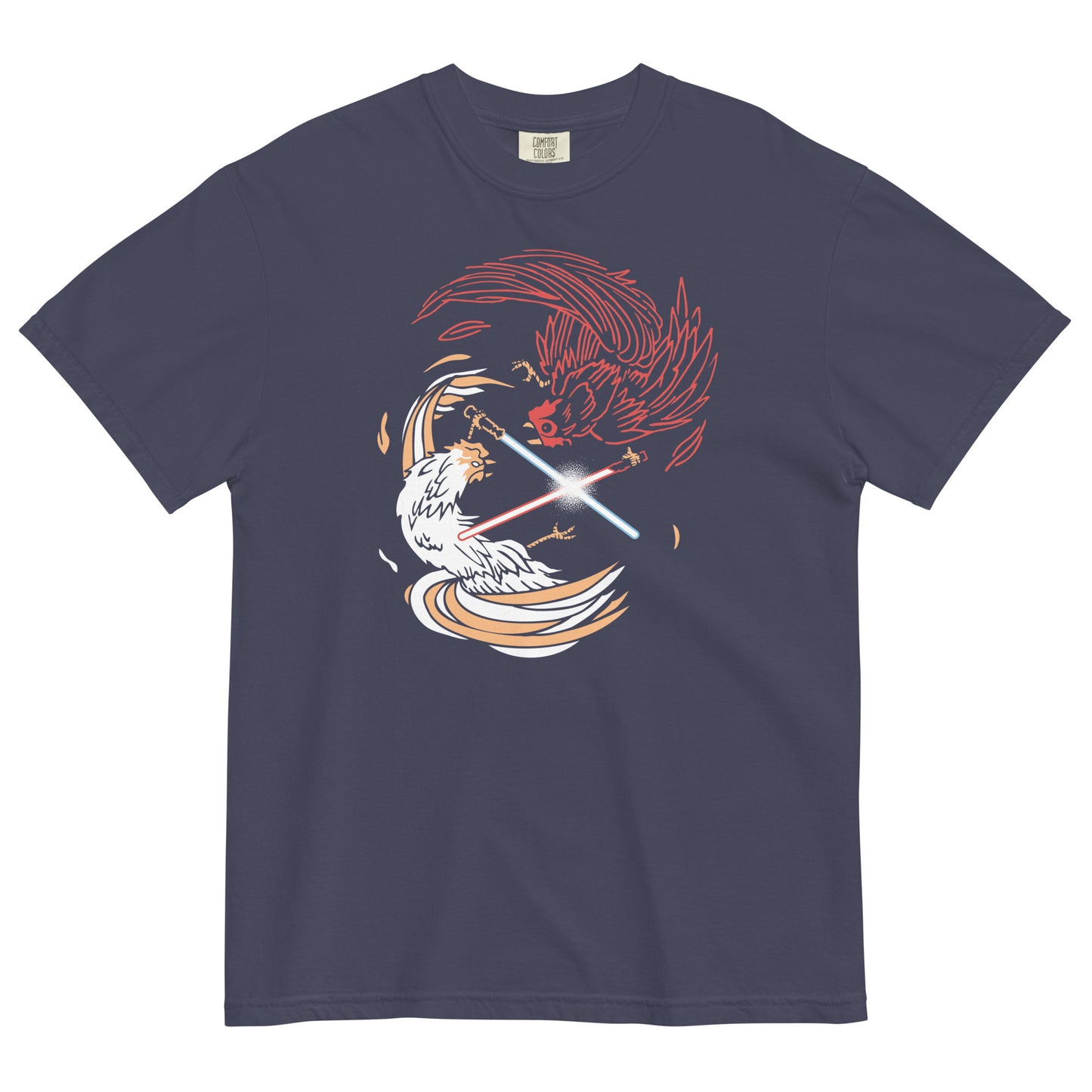 Cock A Doodle Duel Of The Fates Men's Relaxed Fit Tee