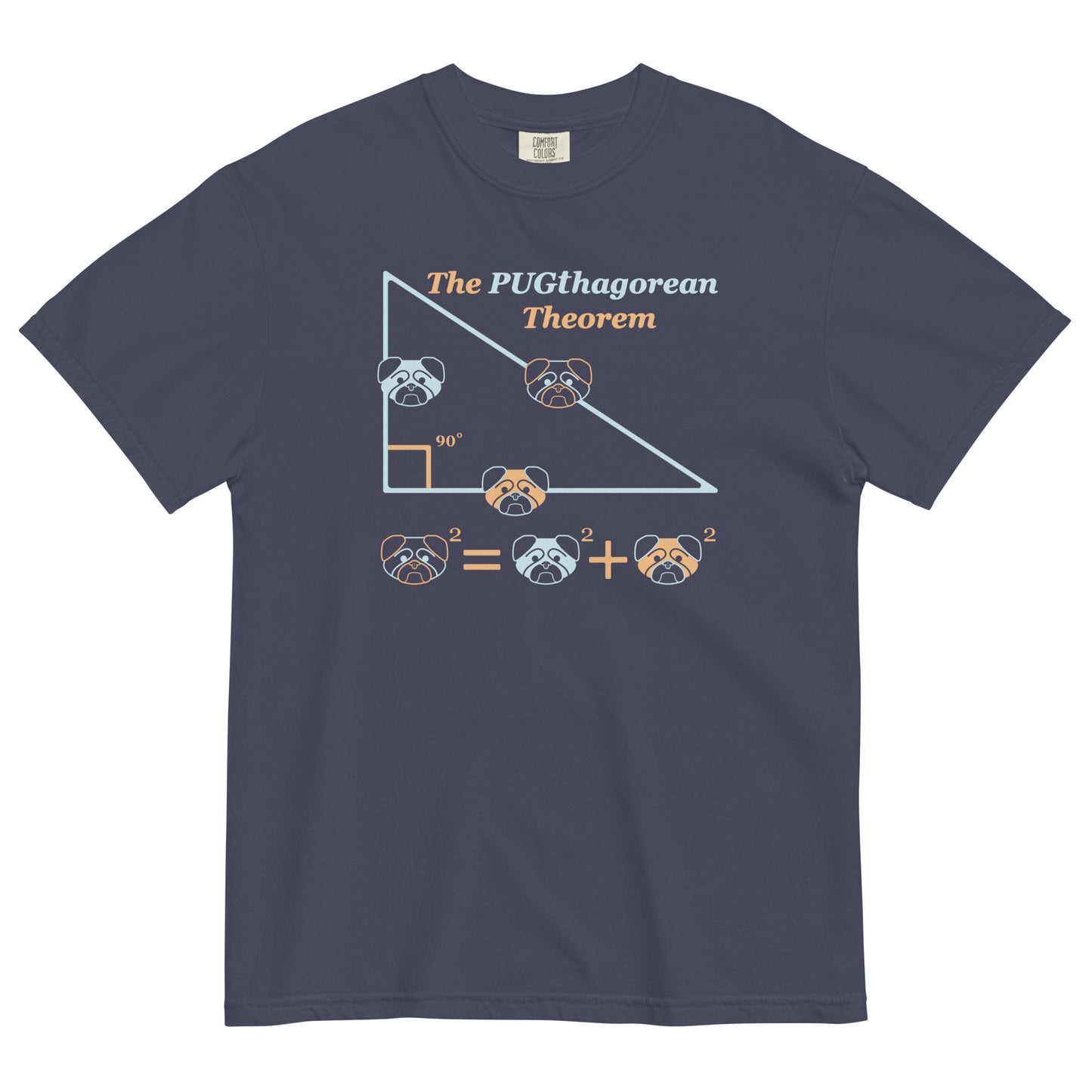 Pugthagorean Theorem Men's Relaxed Fit Tee