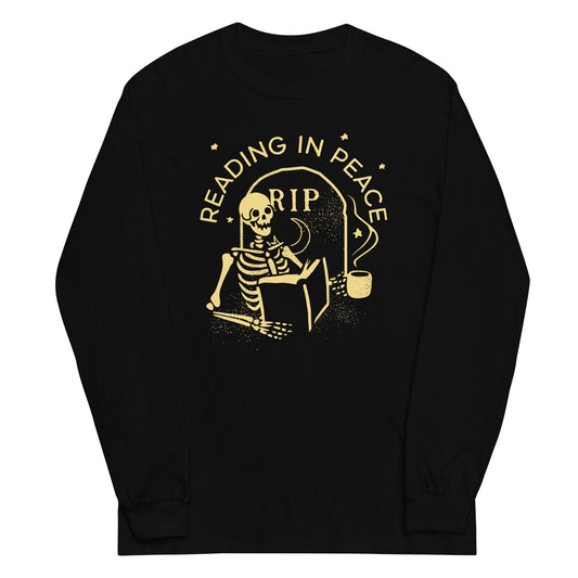 Reading In Peace Unisex Long Sleeve Tee