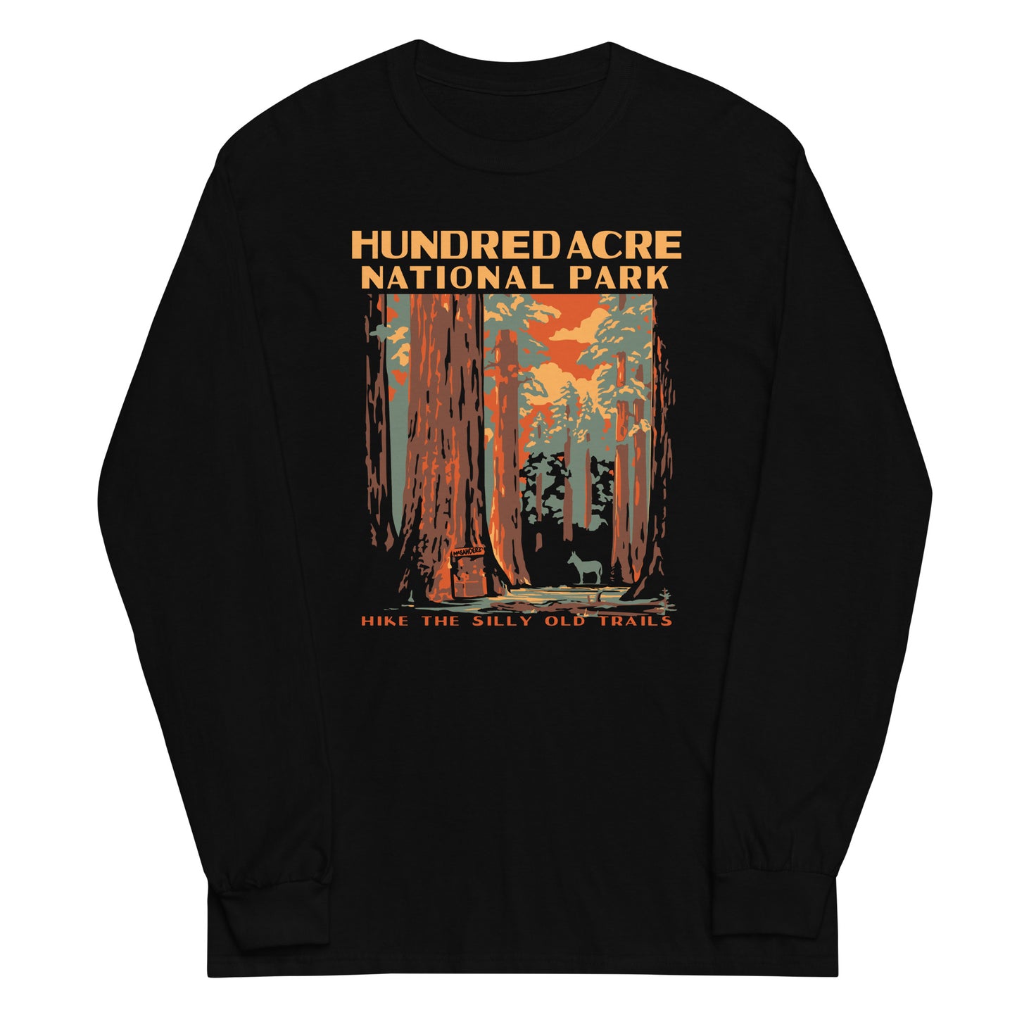 Hundred Acre National Park Unisex Long Sleeve Tee