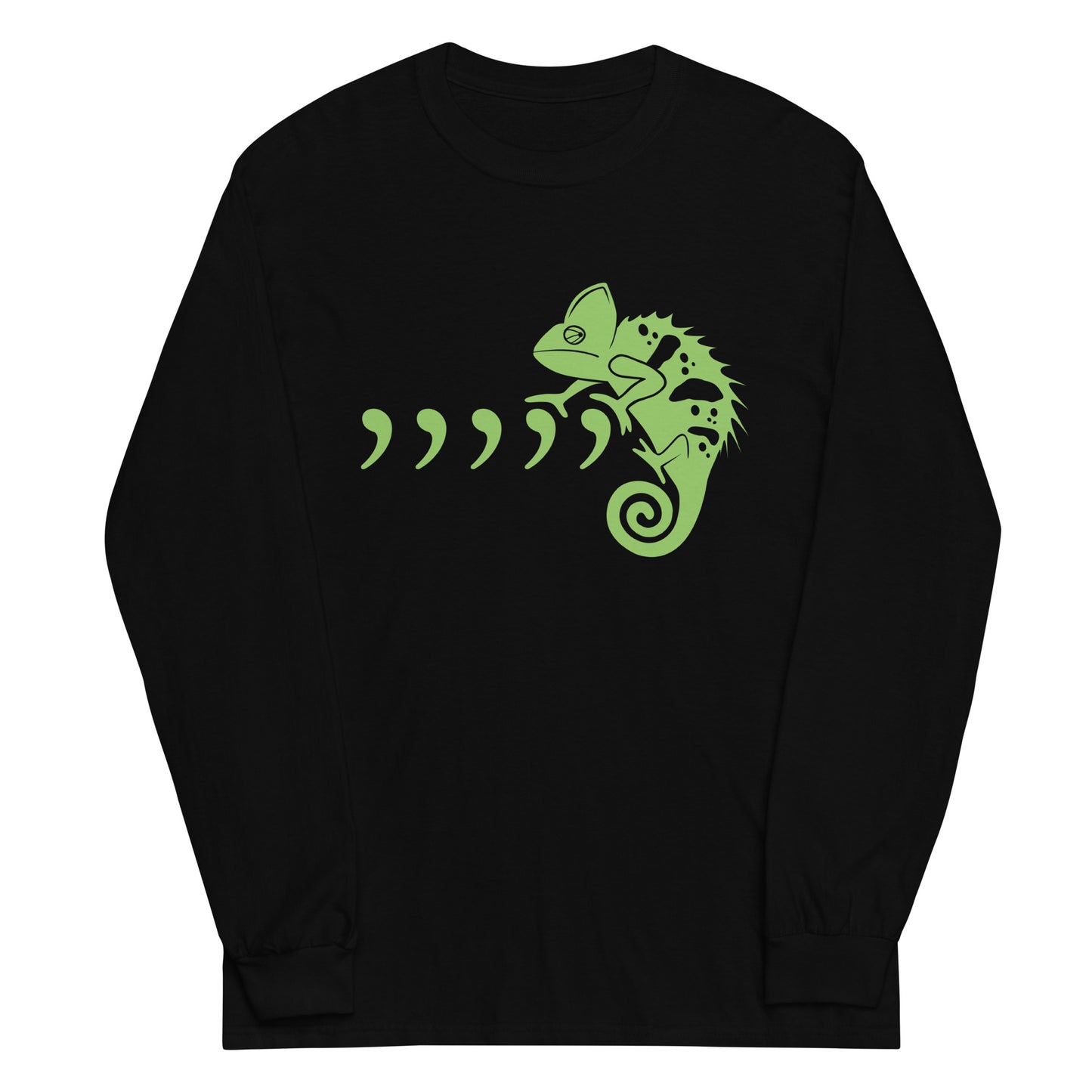 Comma Chameleon Unisex Long Sleeve Tee