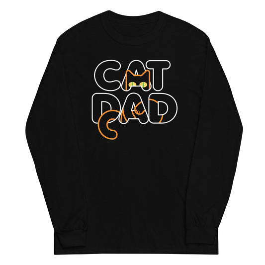 Cat Dad Unisex Long Sleeve Tee