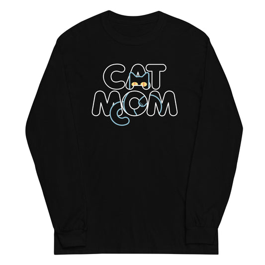 Cat Mom Unisex Long Sleeve Tee