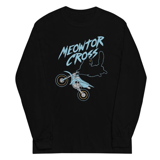 Meowtor Cross Unisex Long Sleeve Tee