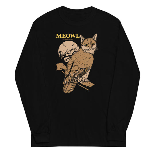 Meowl Unisex Long Sleeve Tee