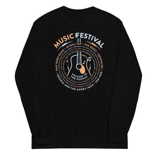 Music Festival Unisex Long Sleeve Tee