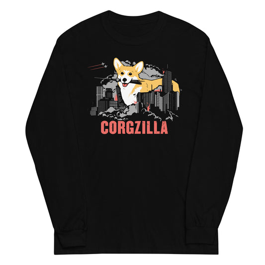 Corgzilla Unisex Long Sleeve Tee