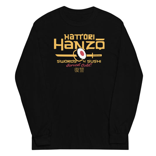 Hattori Hanzo Swords 'n' Sushi Unisex Long Sleeve Tee