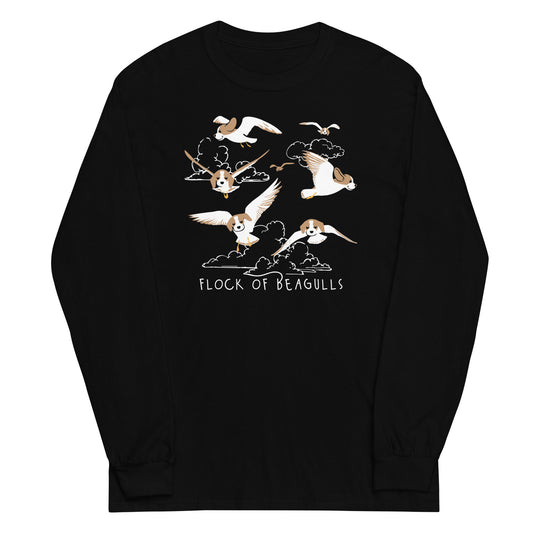 Flock Of Beagulls Unisex Long Sleeve Tee