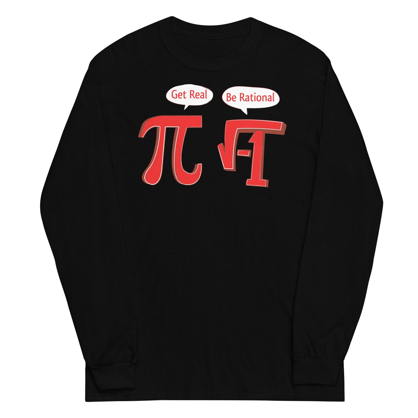 Pi Be Rational Unisex Long Sleeve Tee