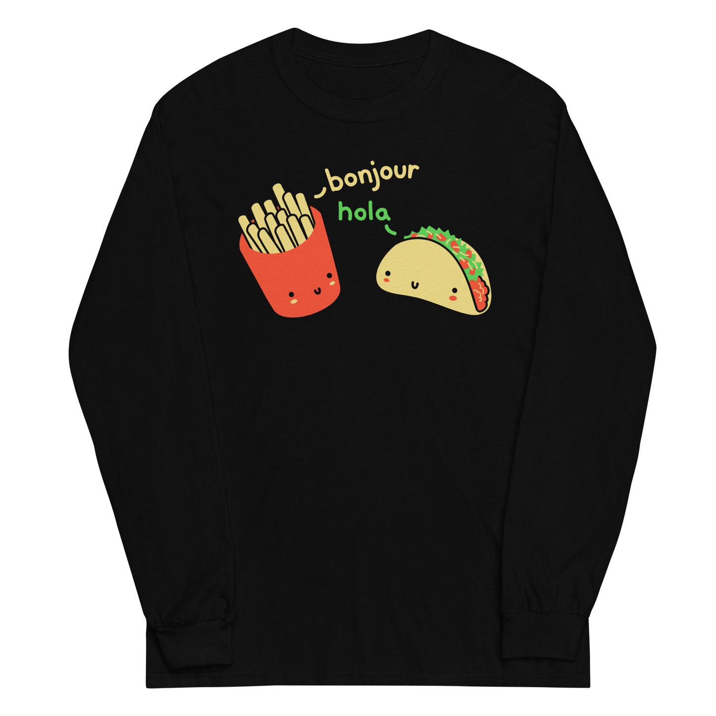 Hola Taco Unisex Long Sleeve Tee