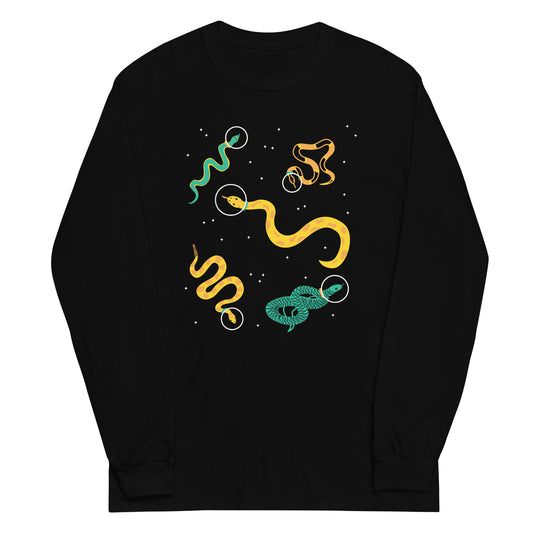 Snakes In Space Unisex Long Sleeve Tee