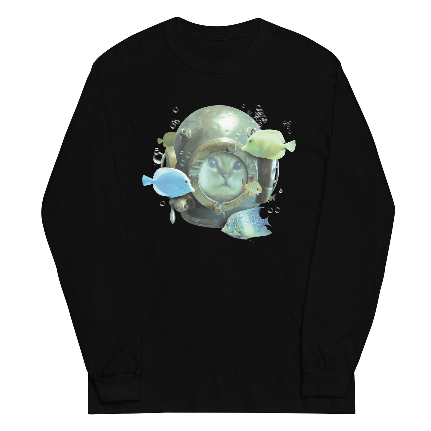 20,000 Purrrs Under The Sea Unisex Long Sleeve Tee