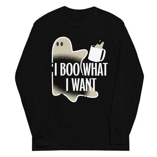 I Boo What I Want Unisex Long Sleeve Tee